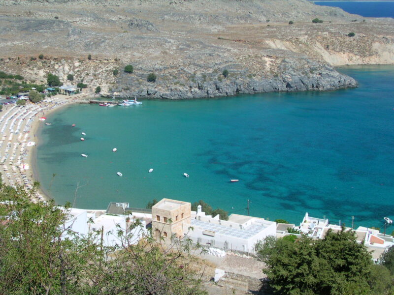 Agathi Beach Agathi Bay East Coast Rhodes Island