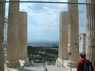 Ancient Ruins at Athens Greece