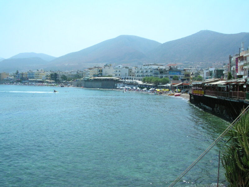 Beach view at Crete Greece