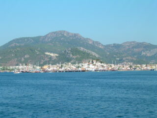 Coastline of Rhodes Greece