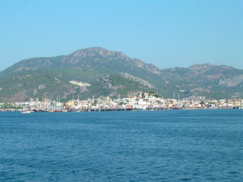 Coastline of Rhodes Greece