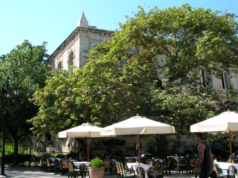 Patio Restaurant Crete Greece