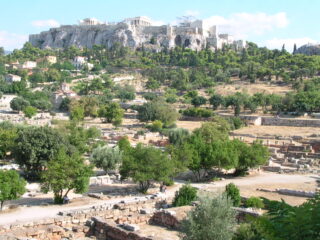 View of the Parthenon on the Acropolis