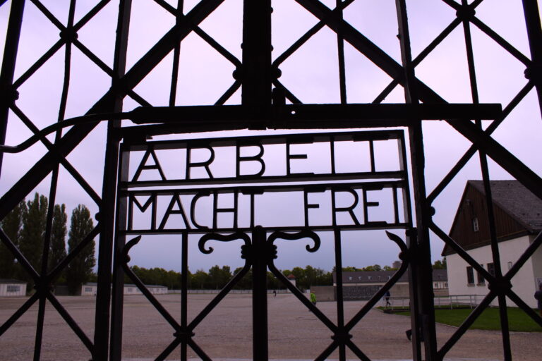 Dachau Gate Entering Camp