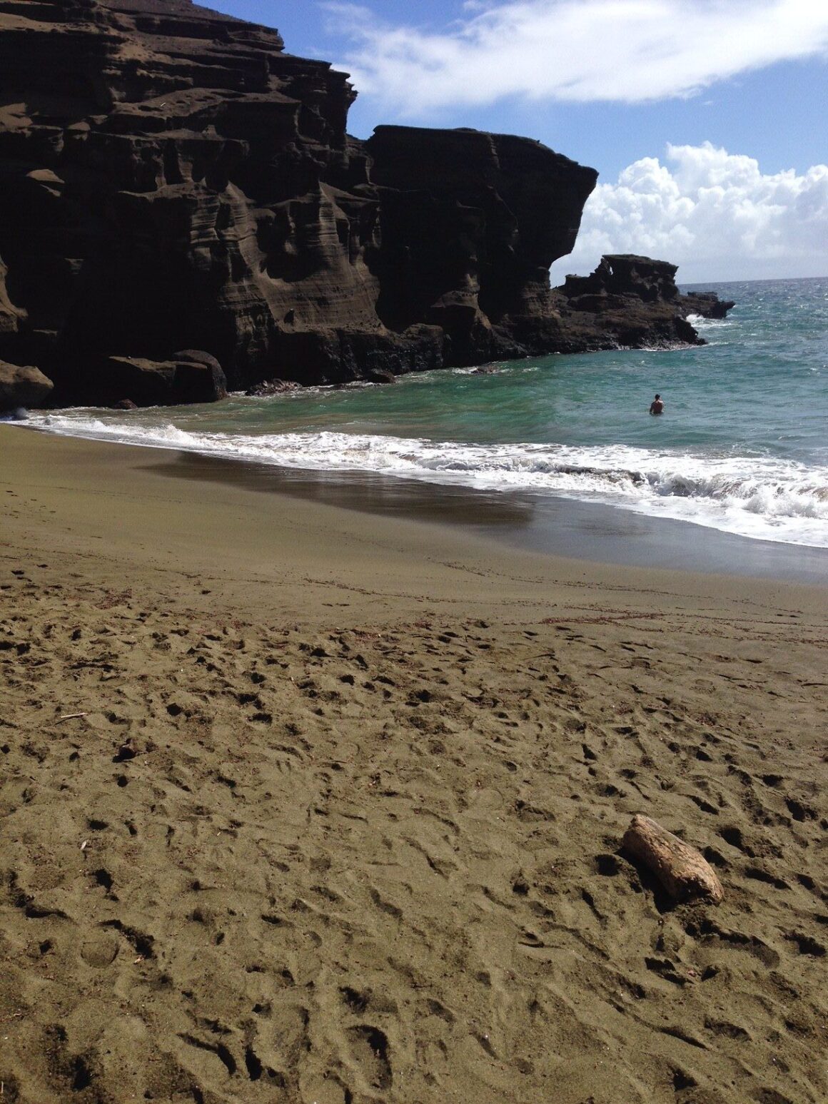 Green Sand Beach 3 at Hawaii's South Point