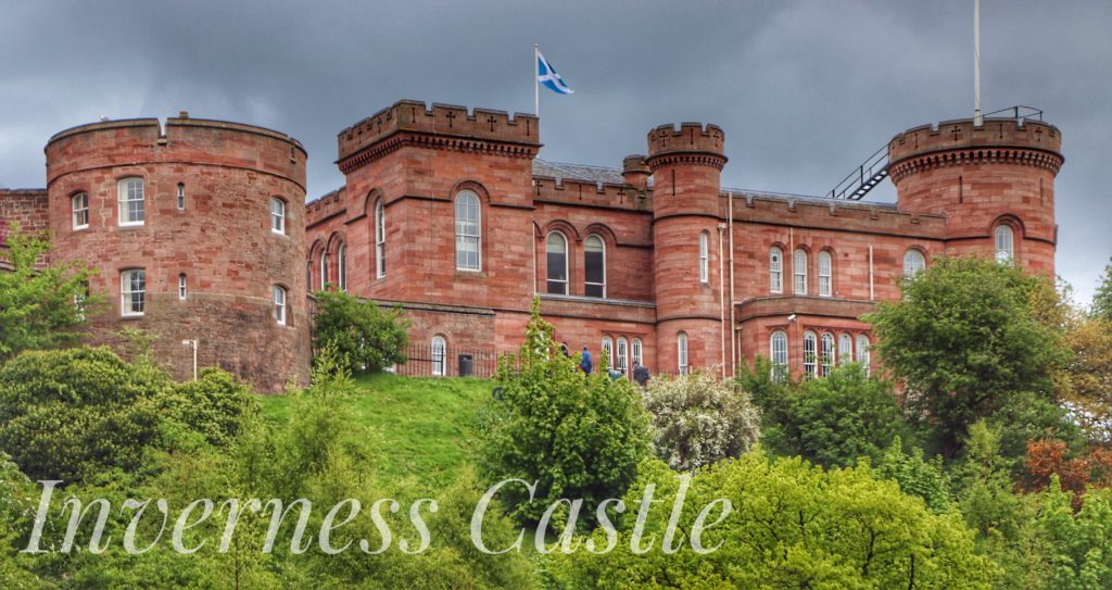 Inverness Castle, housing the Inverness Sheriff Court, Scotland