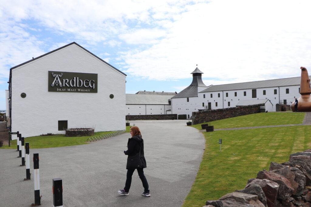 Ardbeg Distillery in Islay Scotland