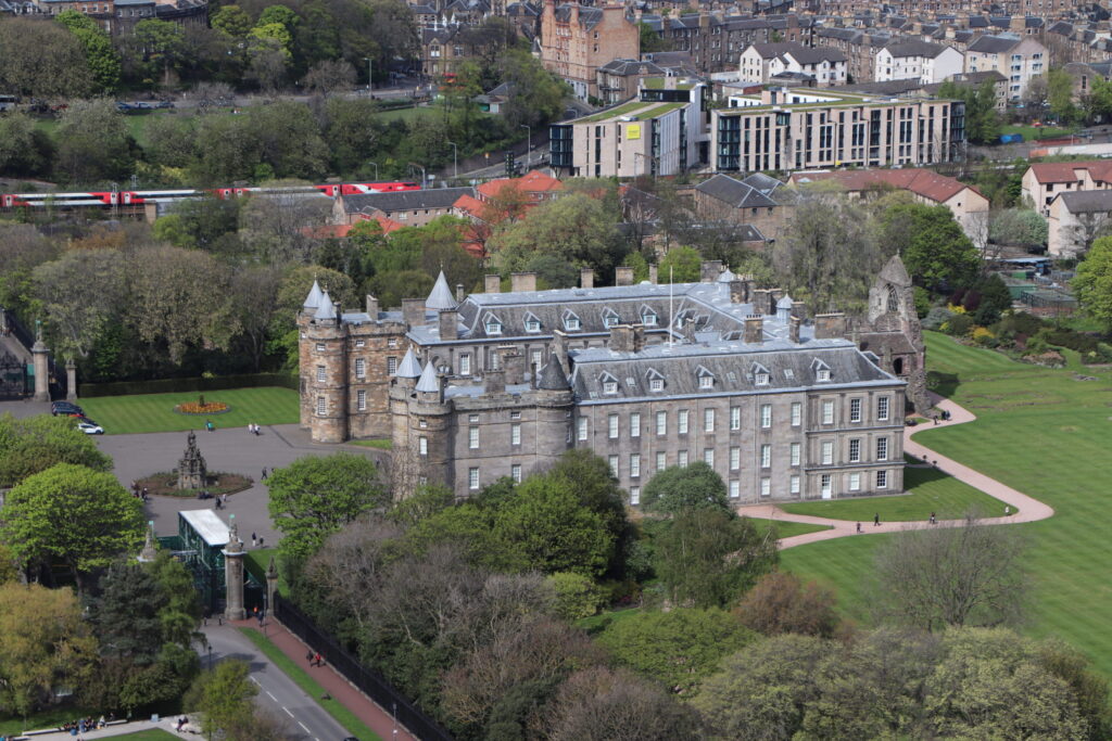 The Palace of Holyrood House in Edinburgh Scotland