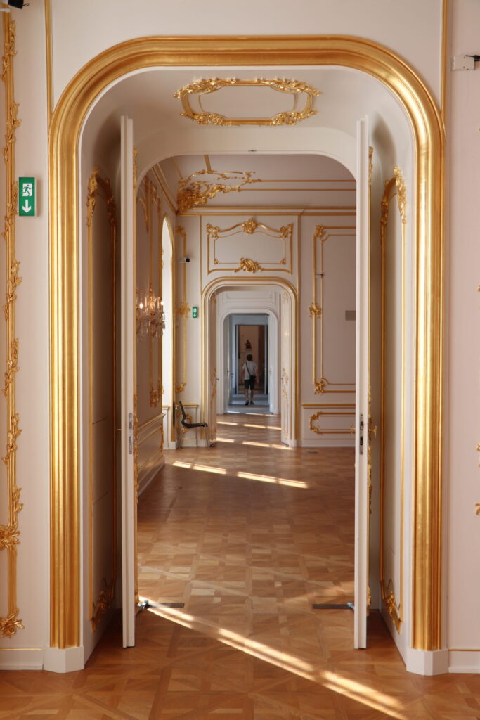 Series of Passage Ways in Bratislava Palace in Slovakia