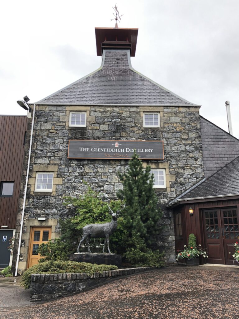 The Glenfiddich Distillery in the Speyside Region of Scotland