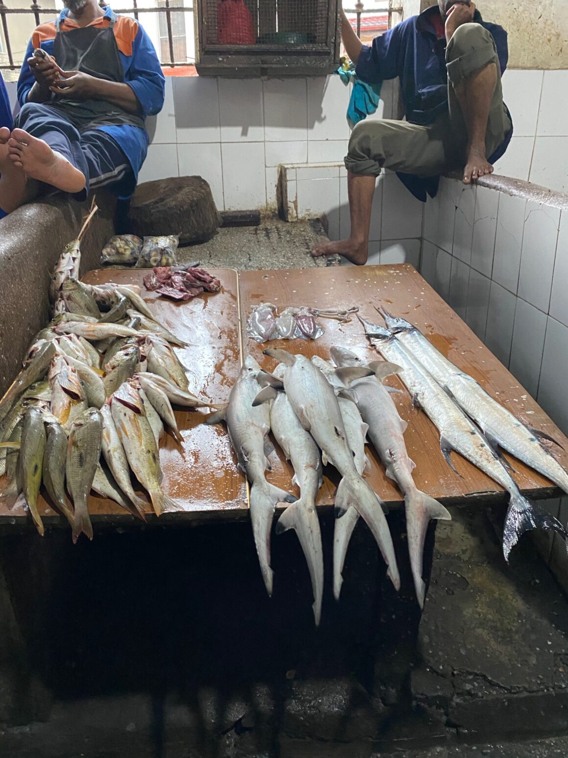 Darajani Market fresh fish stall