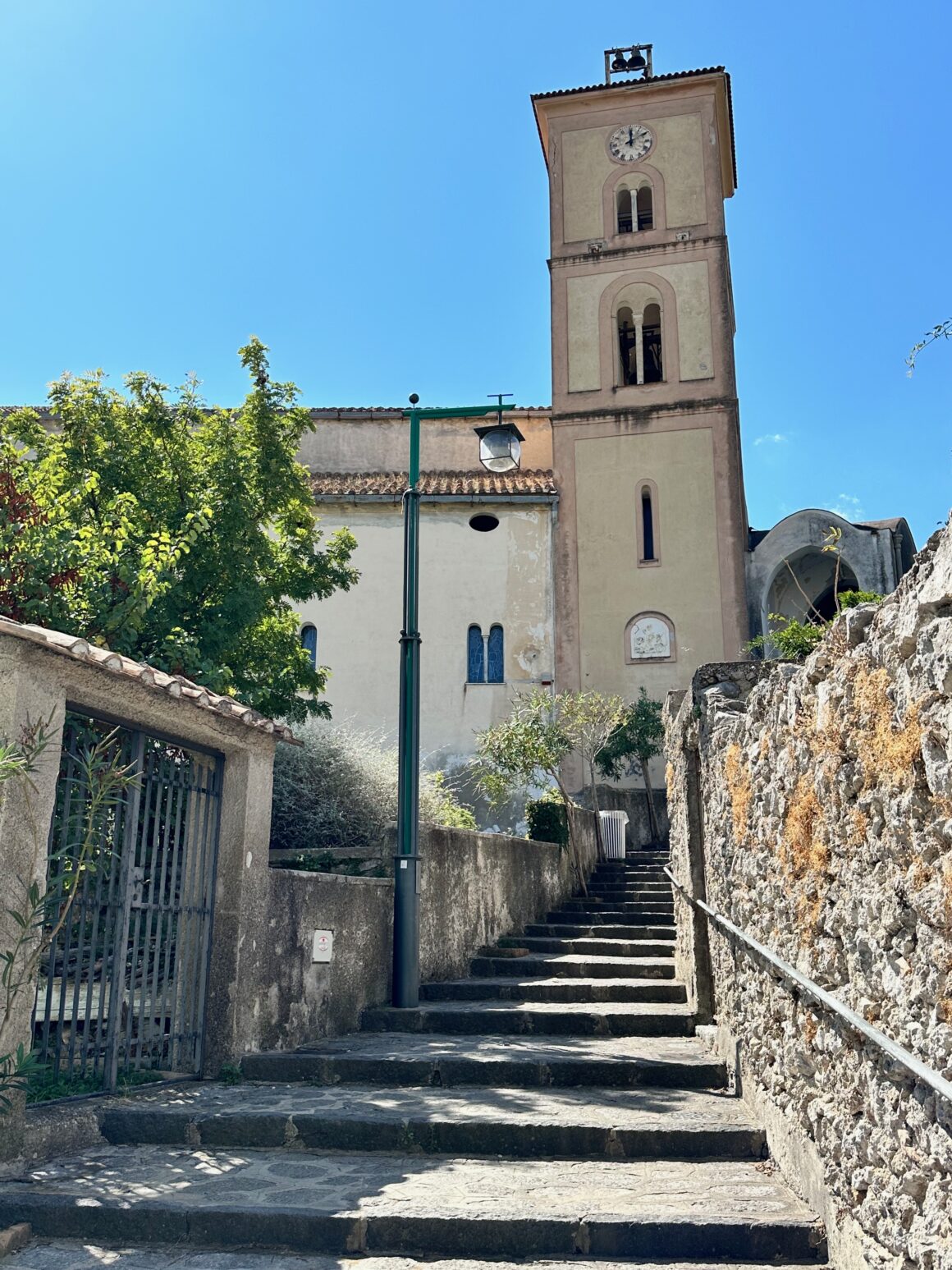 medieval church in ravelllo italy