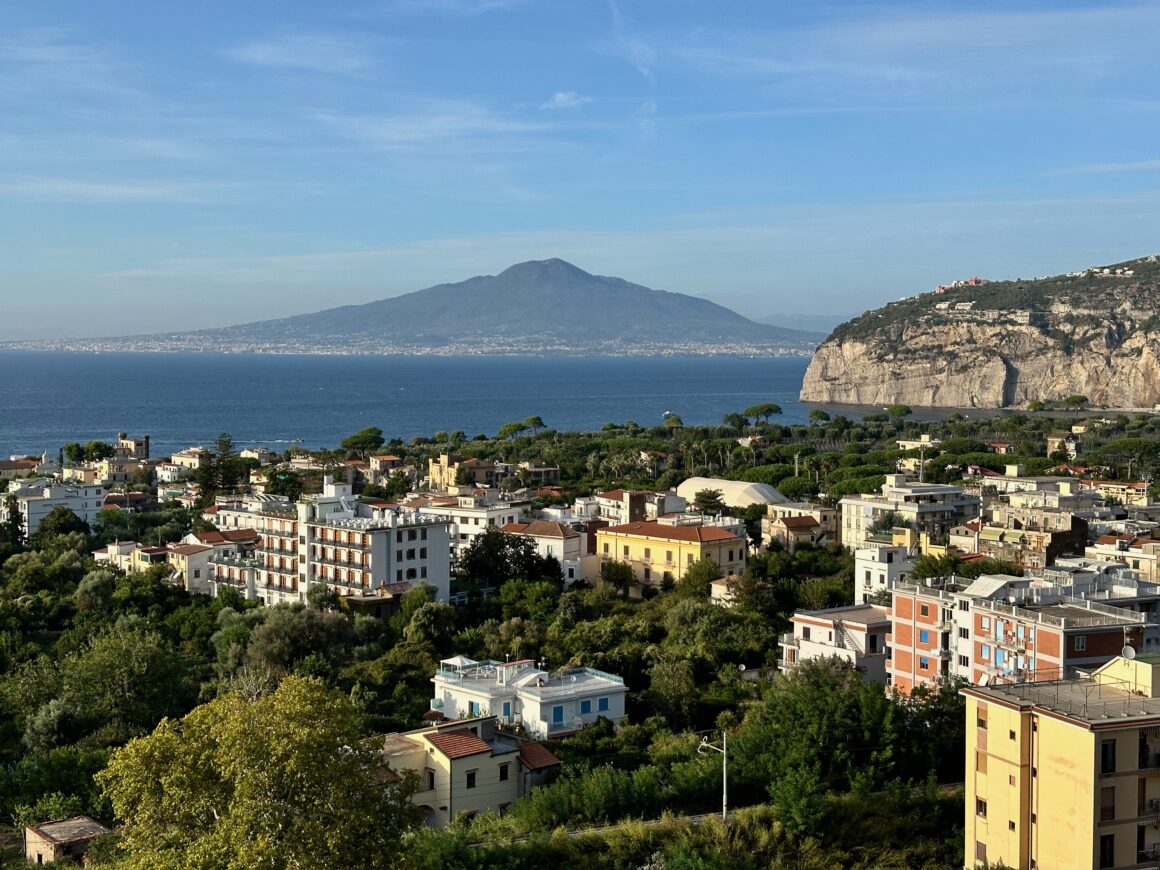 sorrento italy mount vesuvius