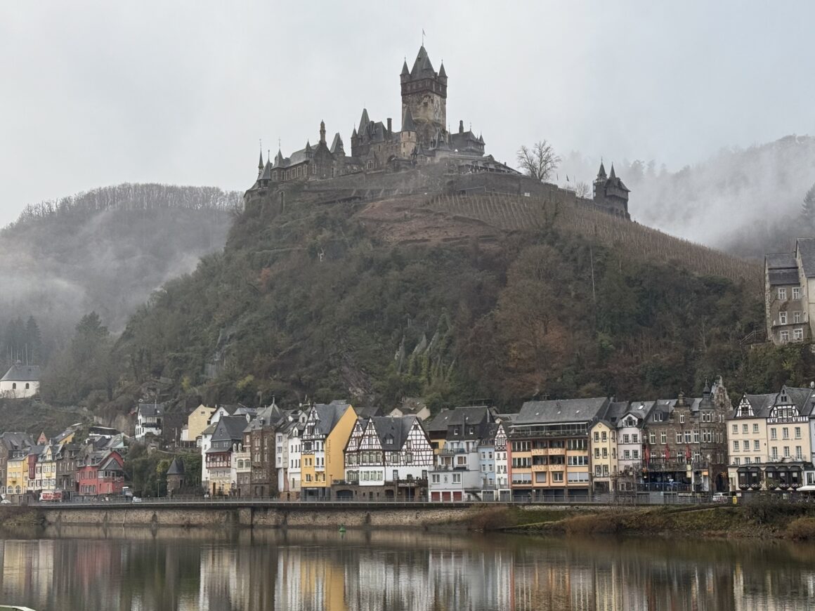 cochem castle at cochem germany