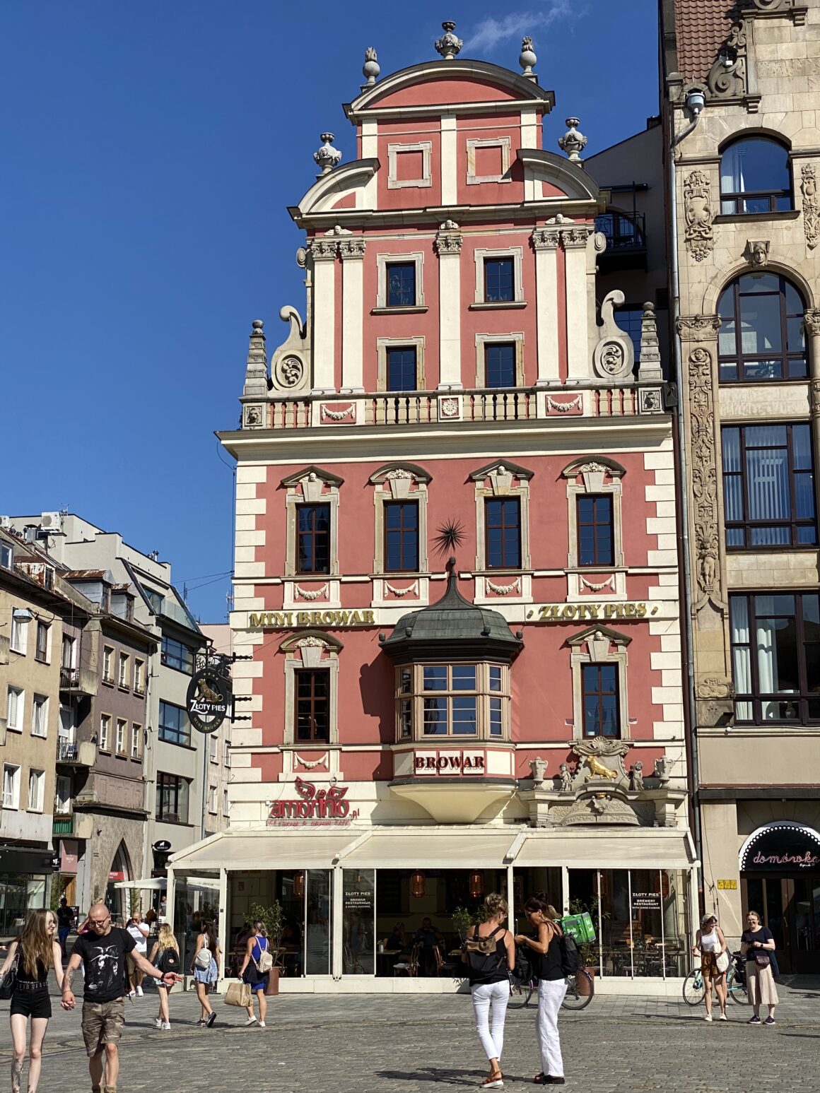 House of the Golden Dog located in Wrocław Poland